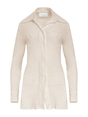 Hyde & Stone | Anastasia Shirt in Cream | The UNDONE