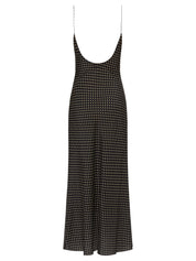 Matteau | Low Back Slip Dress in Polka Dot | The UNDONE