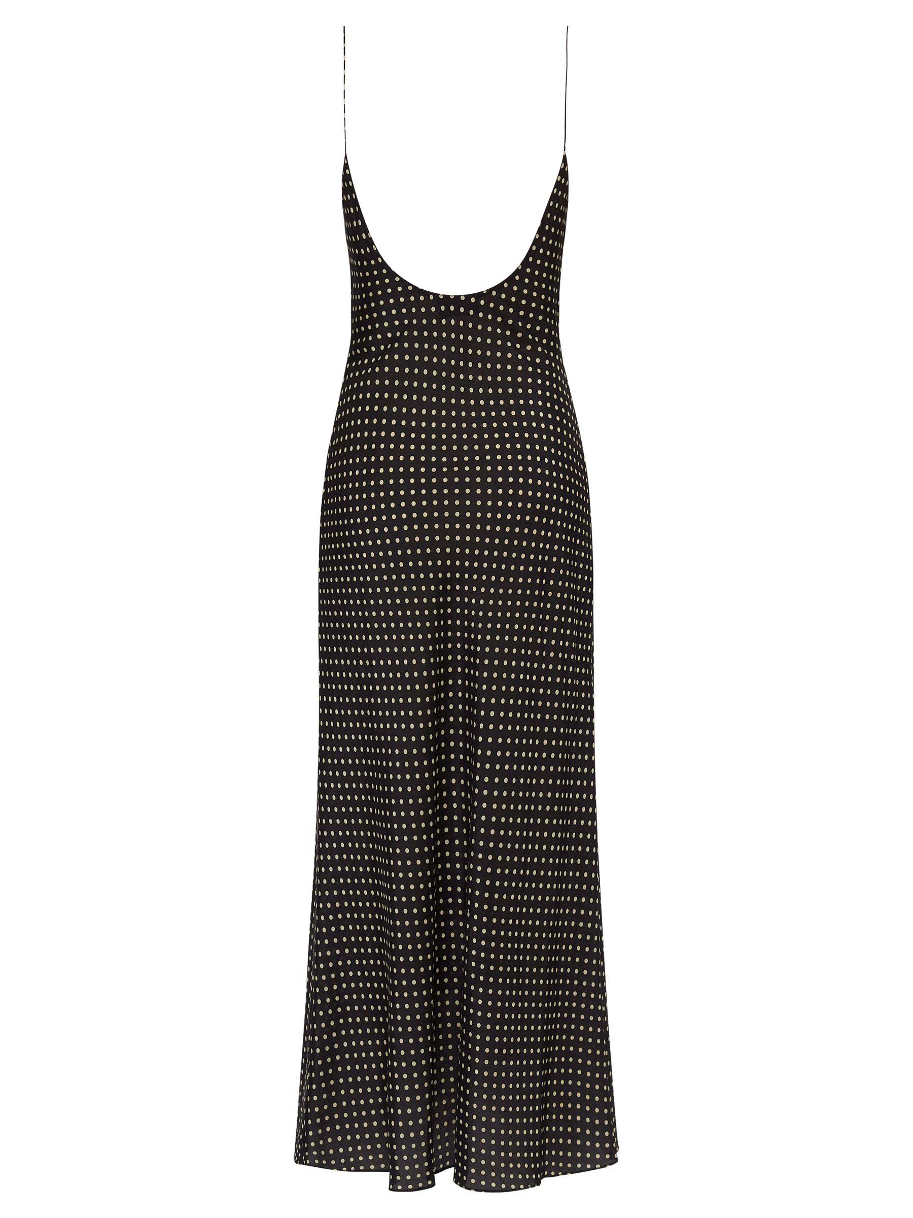 Matteau | Low Back Slip Dress in Polka Dot | The UNDONE