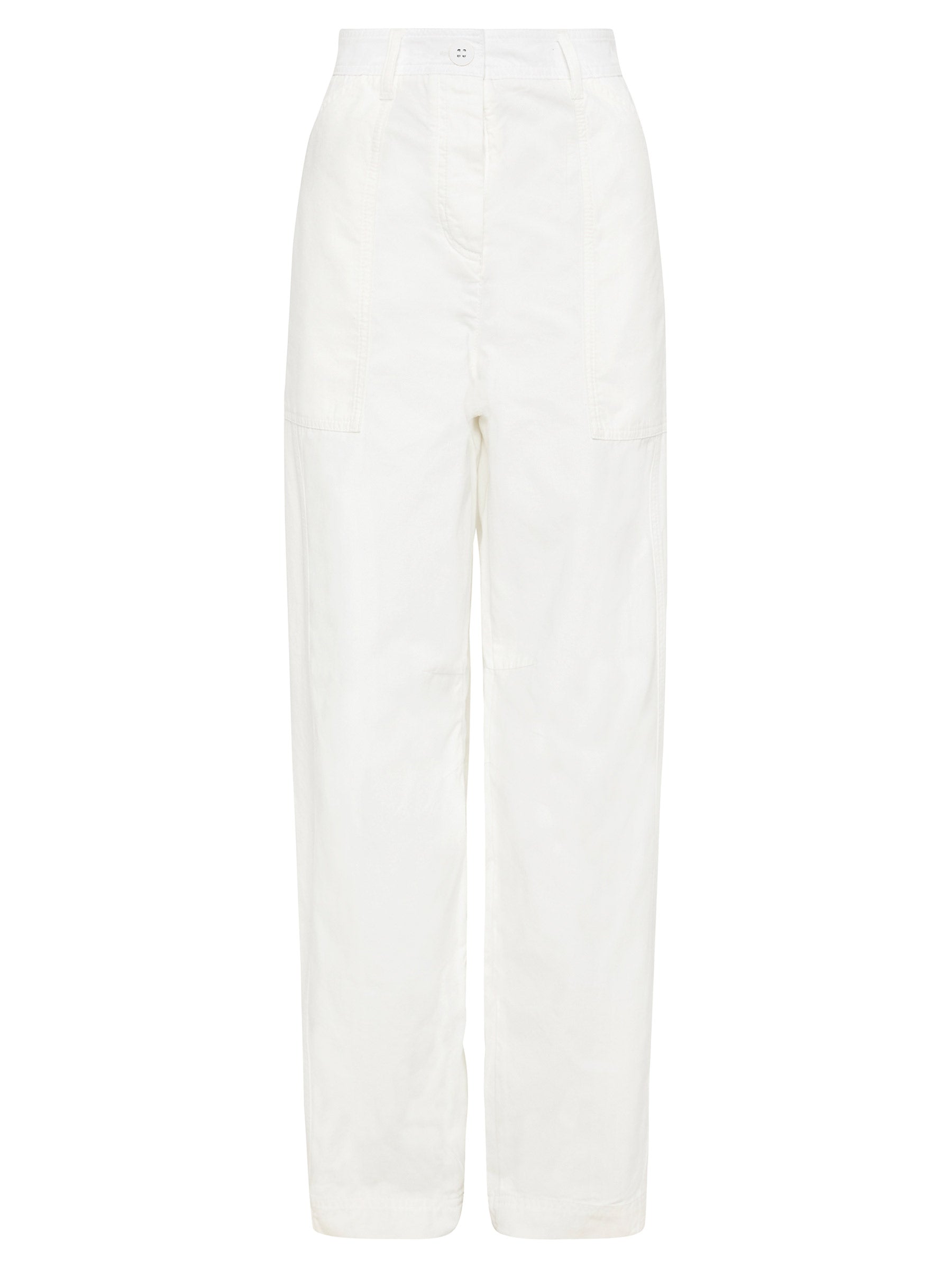 Matteau | Relaxed Cargo Pant in White | The UNDONE
