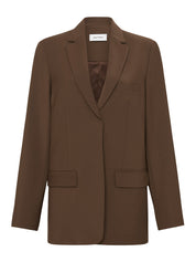 Matteau | Relaxed Tailored Blazer in Coffee | The UNDONE
