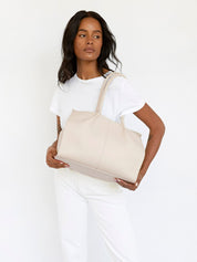Rylan | Large Tote in Bone | The UNDONE