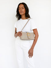 Rylan | Soft Baguette Bag in Parchment | The UNDONE