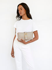 Rylan | Soft Baguette Bag in Parchment | The UNDONE