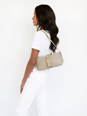 Rylan | Soft Baguette Bag in Parchment | The UNDONE