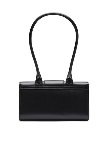 Rylan | Small Satchel Bag With Long Handle in Black | The UNDONE by Rylan