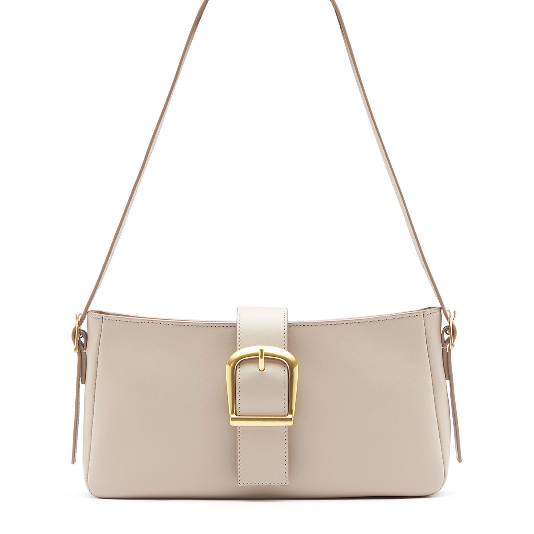 Rylan | Soft Baguette Bag in Parchment | The UNDONE