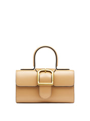 Rylan | 3.32 Camel with Black Edge Mini Satchel | The UNDONE