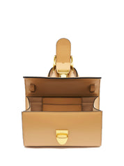 Rylan | 3.32 Camel with Black Edge Mini Satchel | The UNDONE