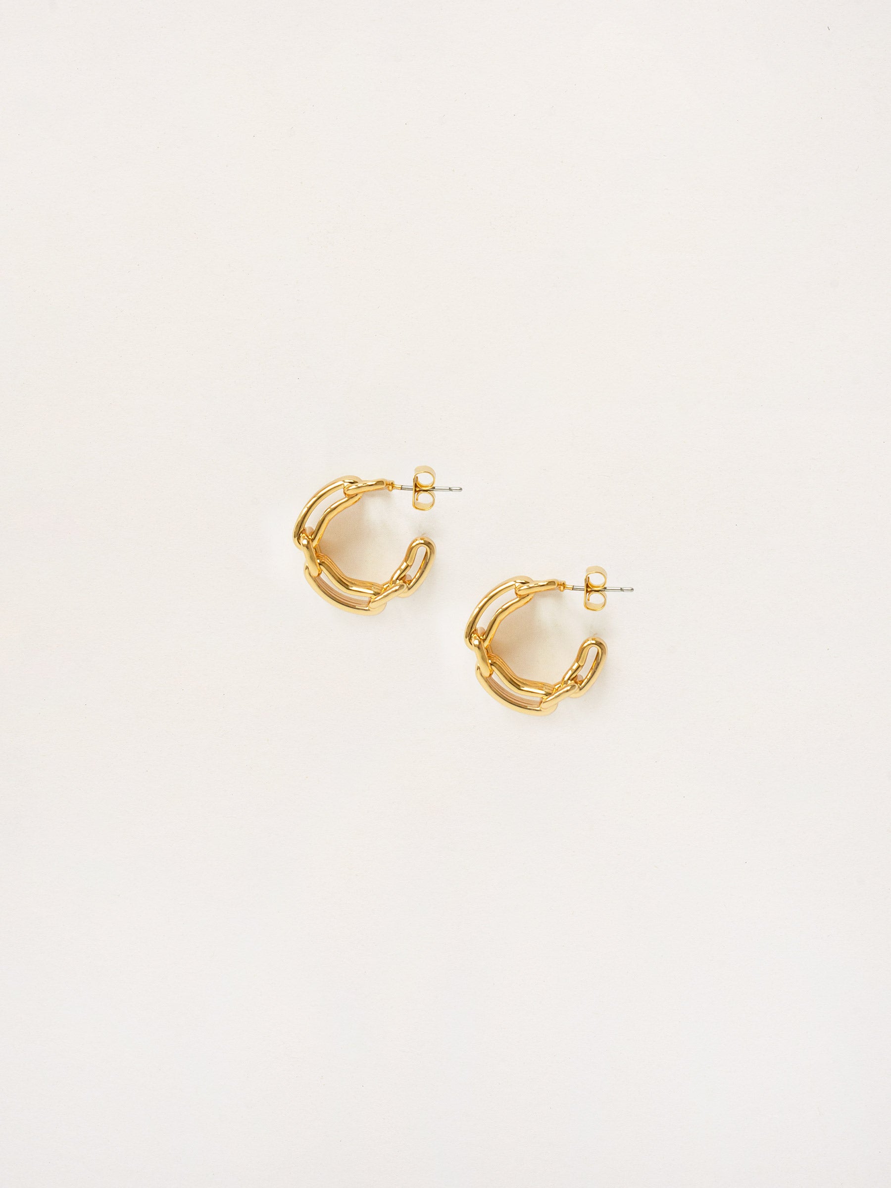 RYLAN | Flat Link Hoop Earring | The UNDONE