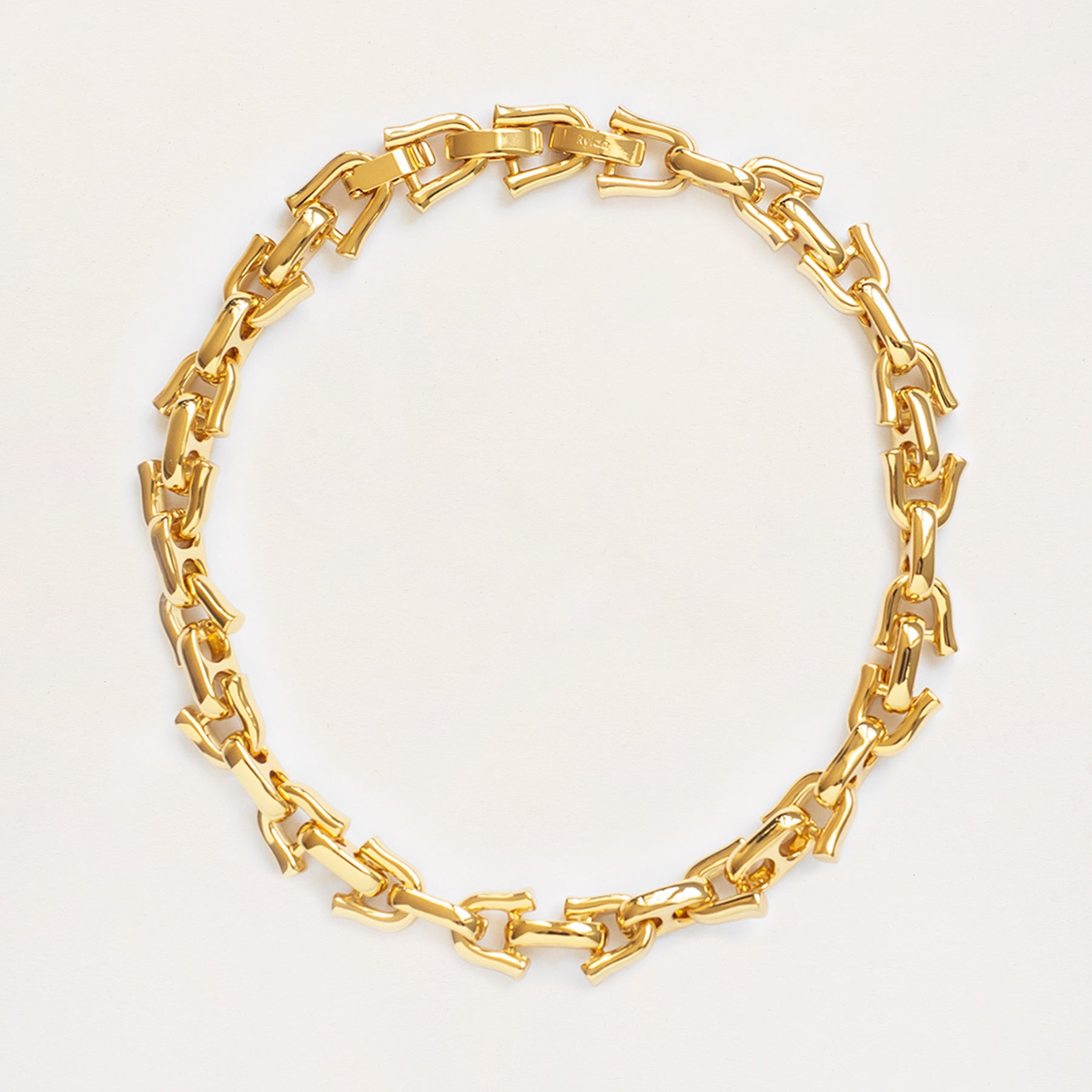 Rylan | Link Statement Necklace in Gold | The UNDONE