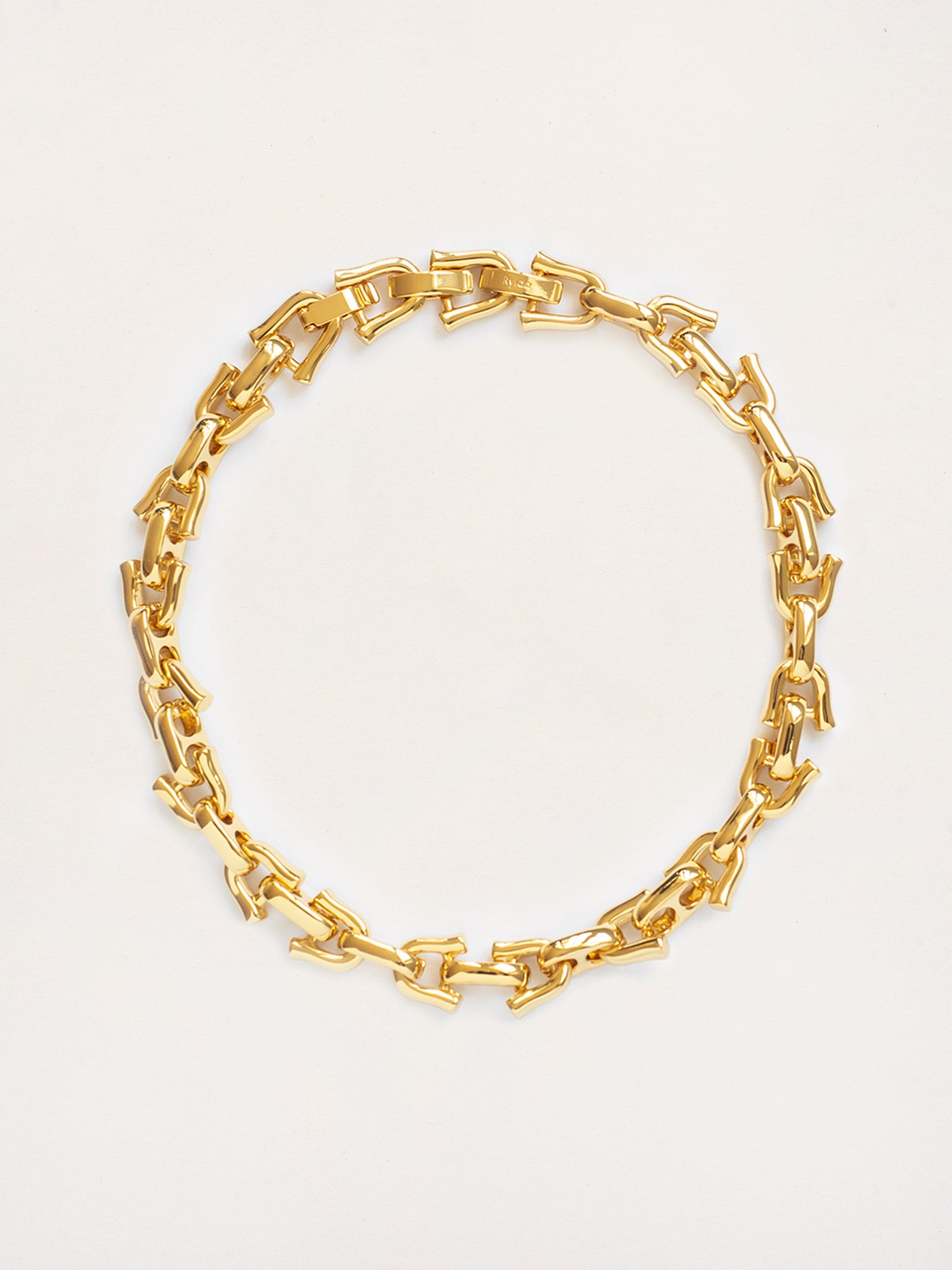 Rylan | Link Statement Necklace in Gold | The UNDONE