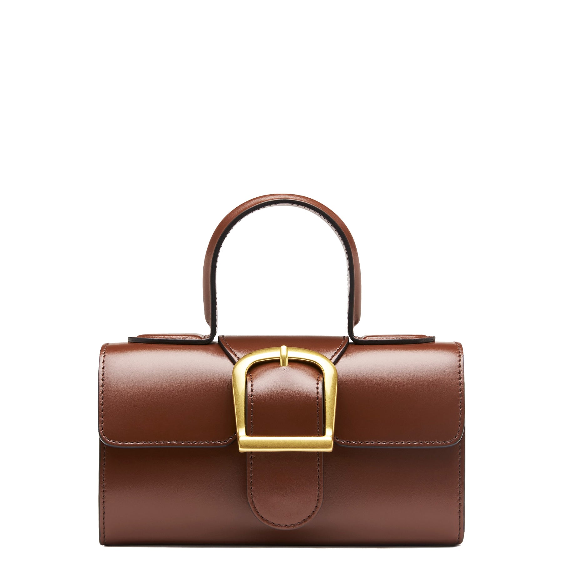 Rylan | 3.34 Saddle with Black Edge Mini Satchel | The UNDONE