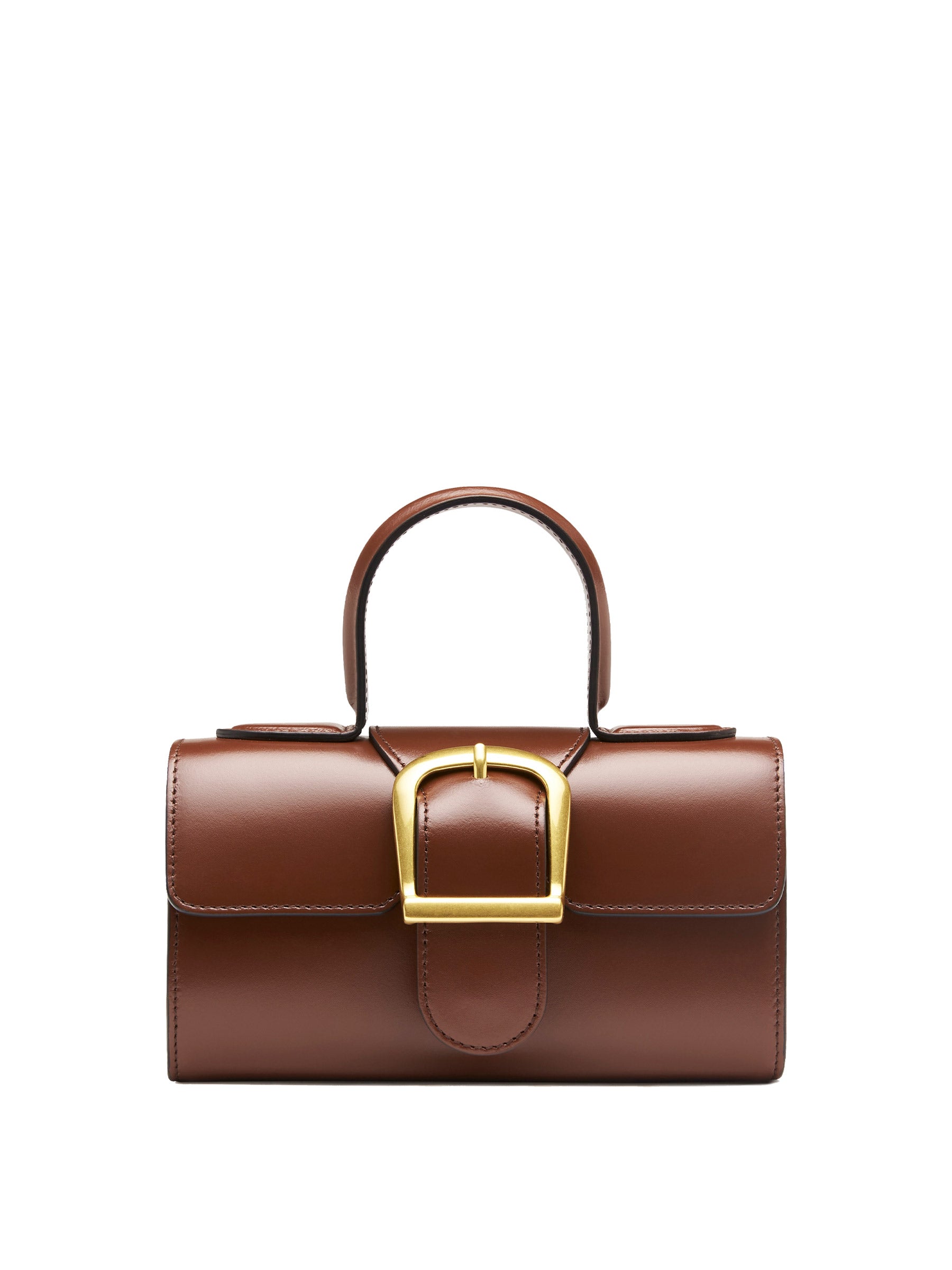 Rylan | 3.34 Saddle with Black Edge Mini Satchel | The UNDONE