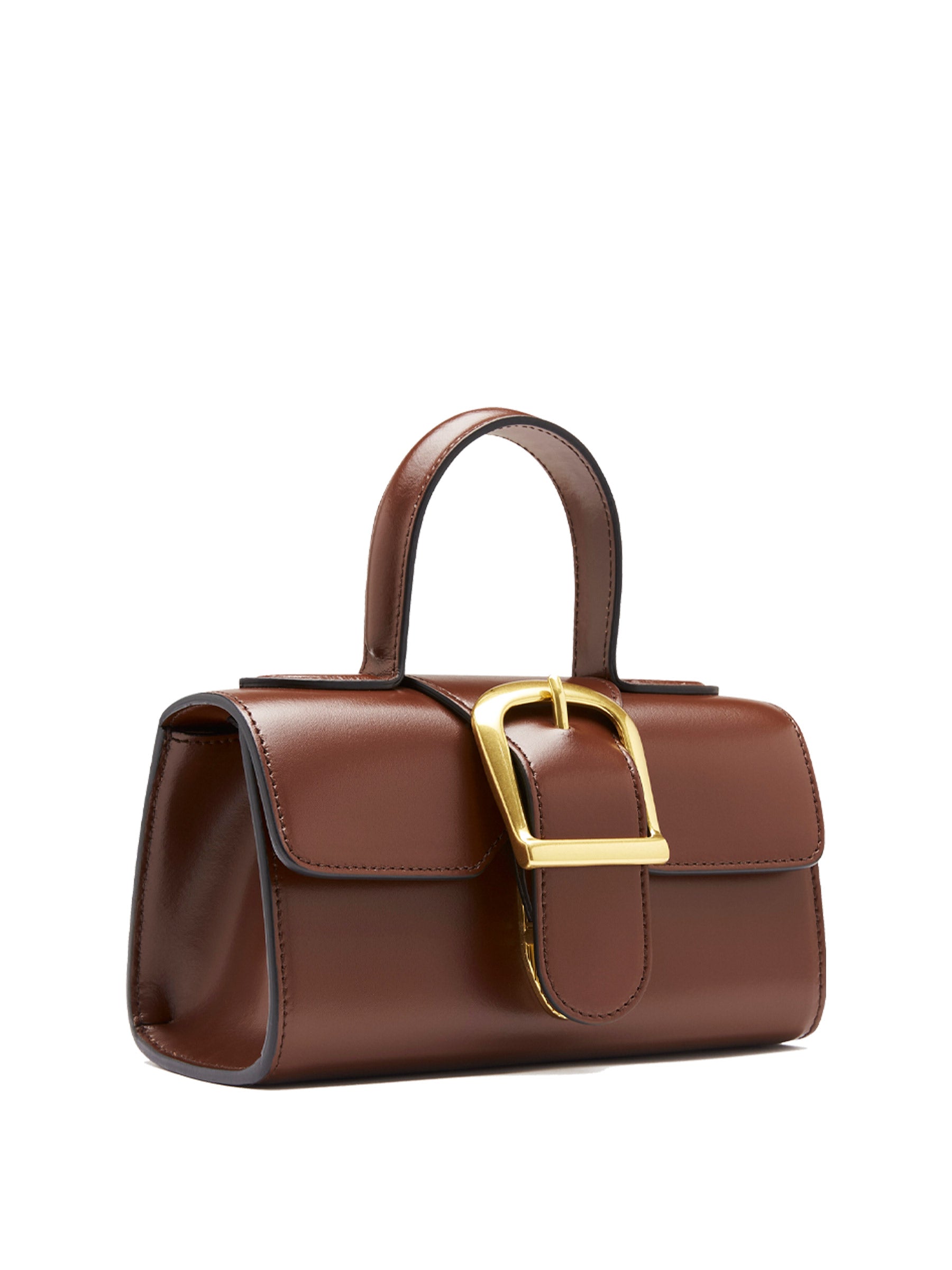 Rylan | 3.34 Saddle with Black Edge Mini Satchel | The UNDONE