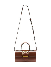 Rylan | 3.34 Saddle with Black Edge Mini Satchel | The UNDONE