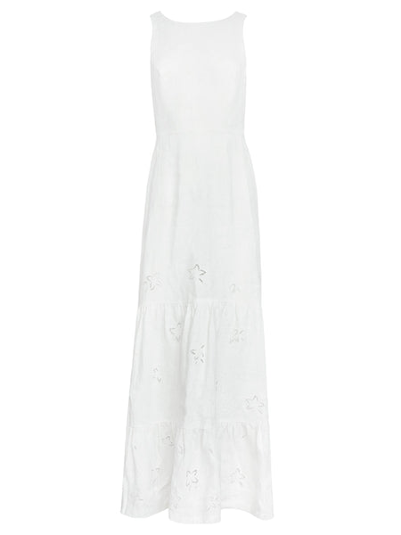 Sir the Label | Alena Tiered Maxi Dress in Ivory | The UNDONE by SIR.