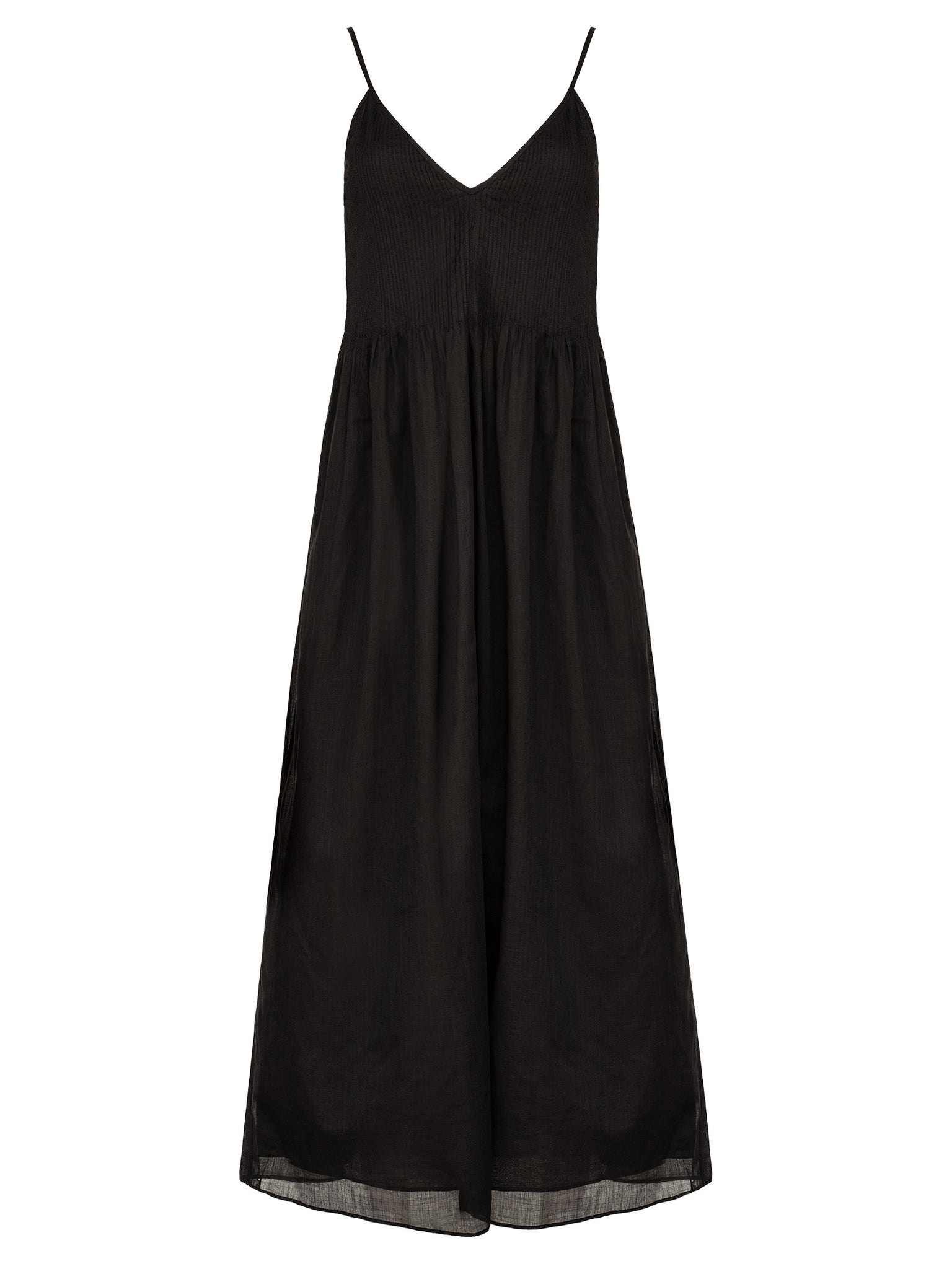 Sir The Label | Alina V Neck Dress in Black | The UNDONE by SIR.
