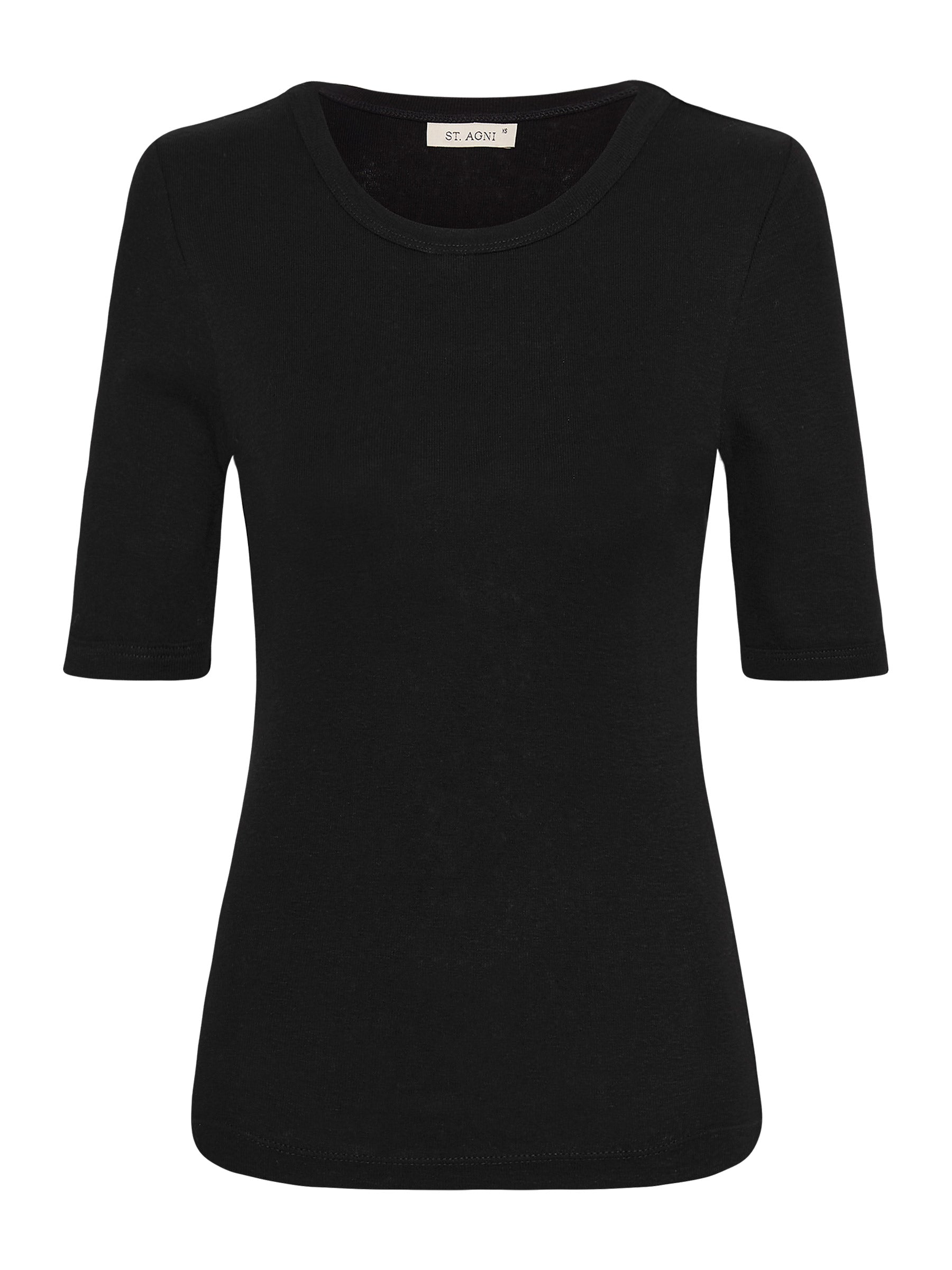 St. Agni | 70s Tee in Black | The UNDONE