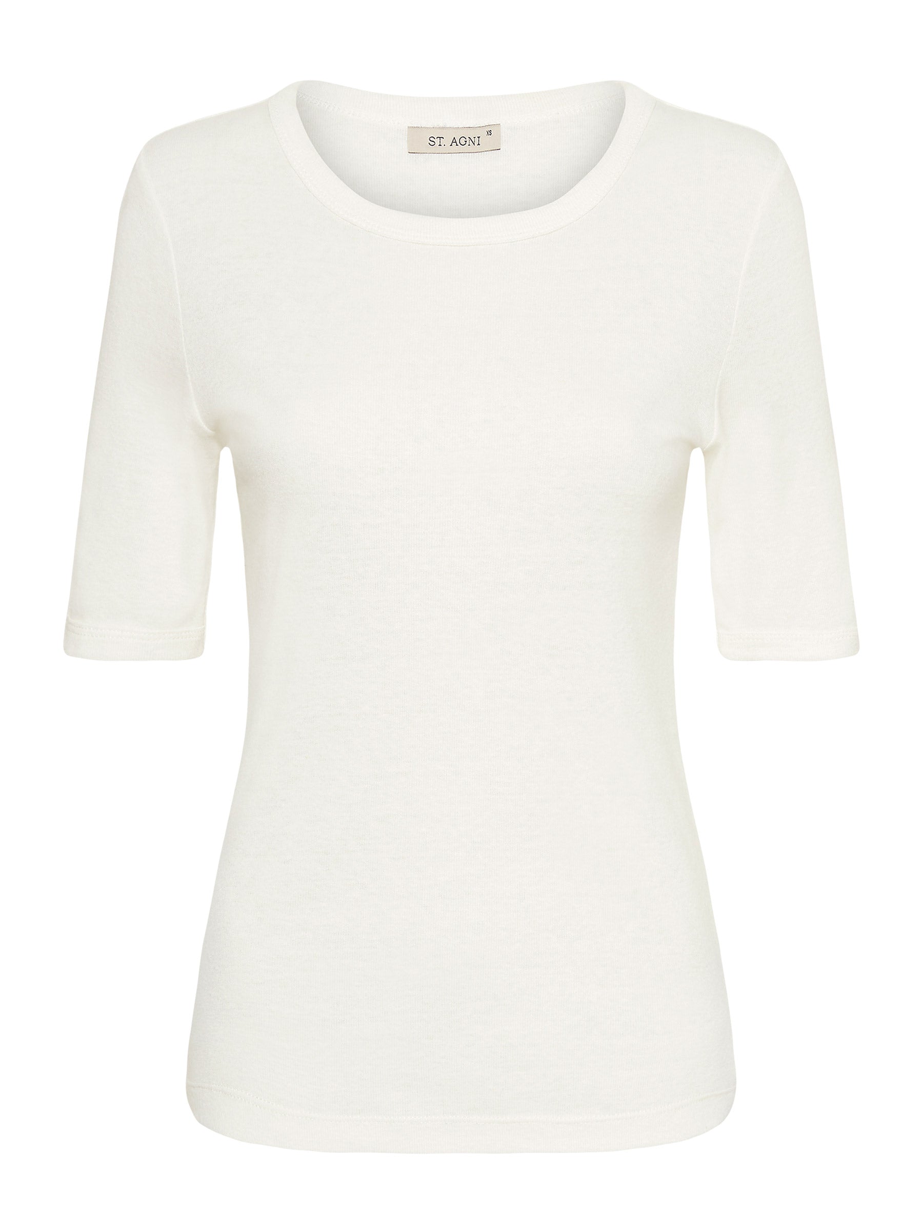 St. Agni | 70s Tee in White | The UNDONE