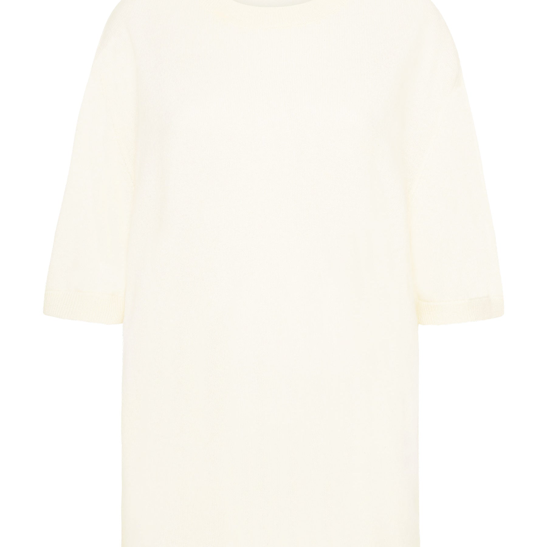 St. Agni | Cashmere Copain Tee in Chalk | The UNDONE