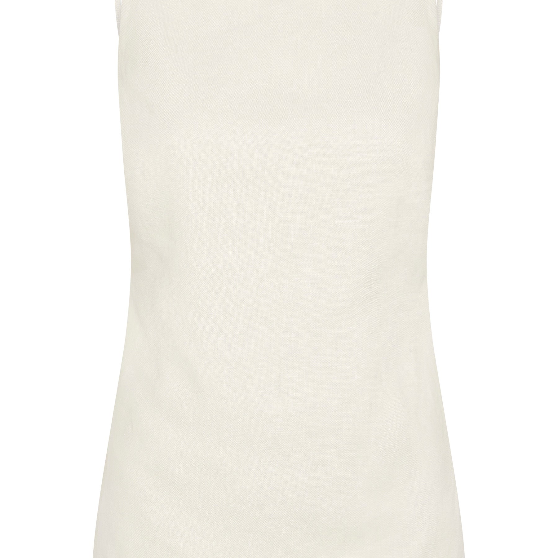 St. Agni | Square Neck Top in Ivory | The UNDONE