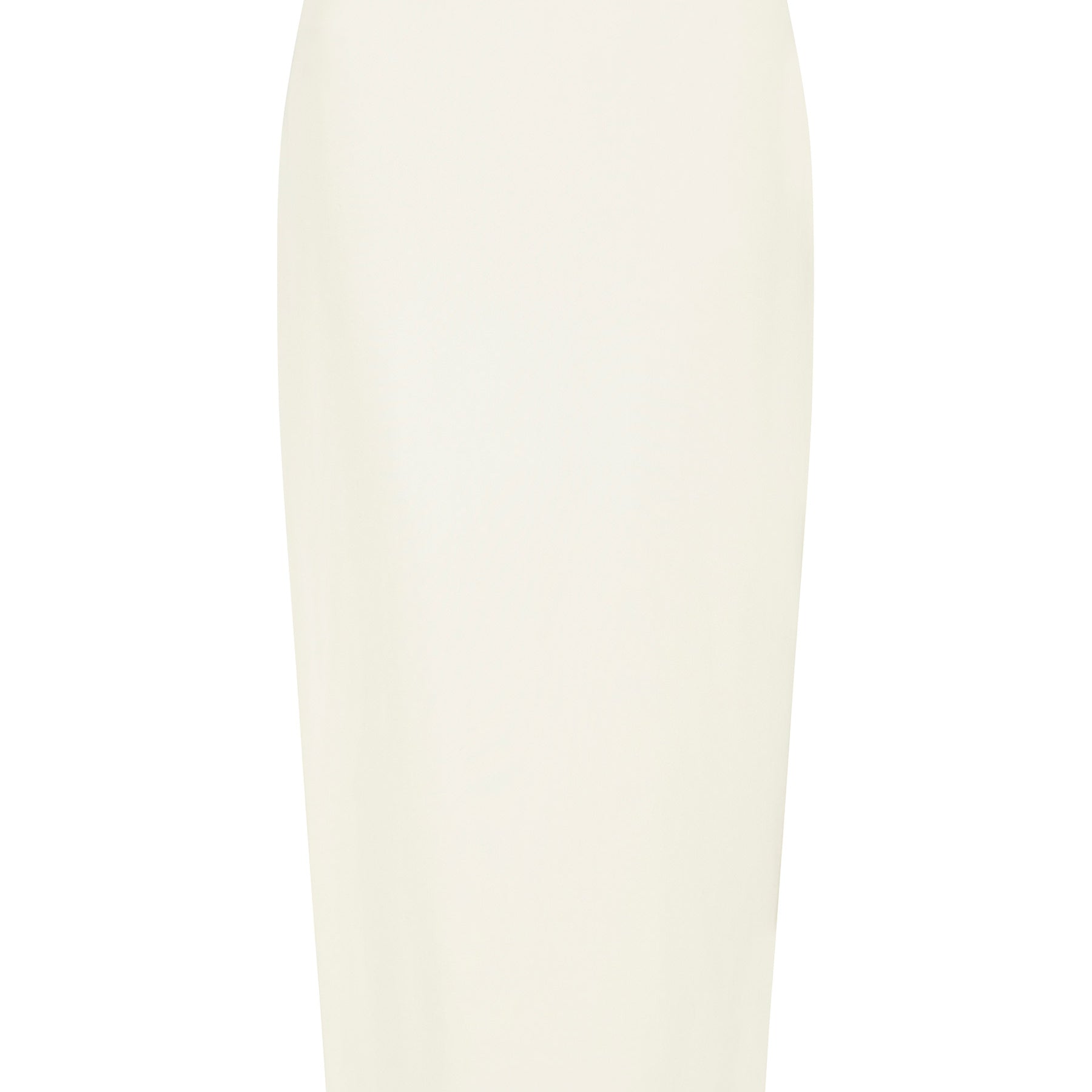 St. Agni | Low Waist Pencil Skirt in Cool White | The UNDONE