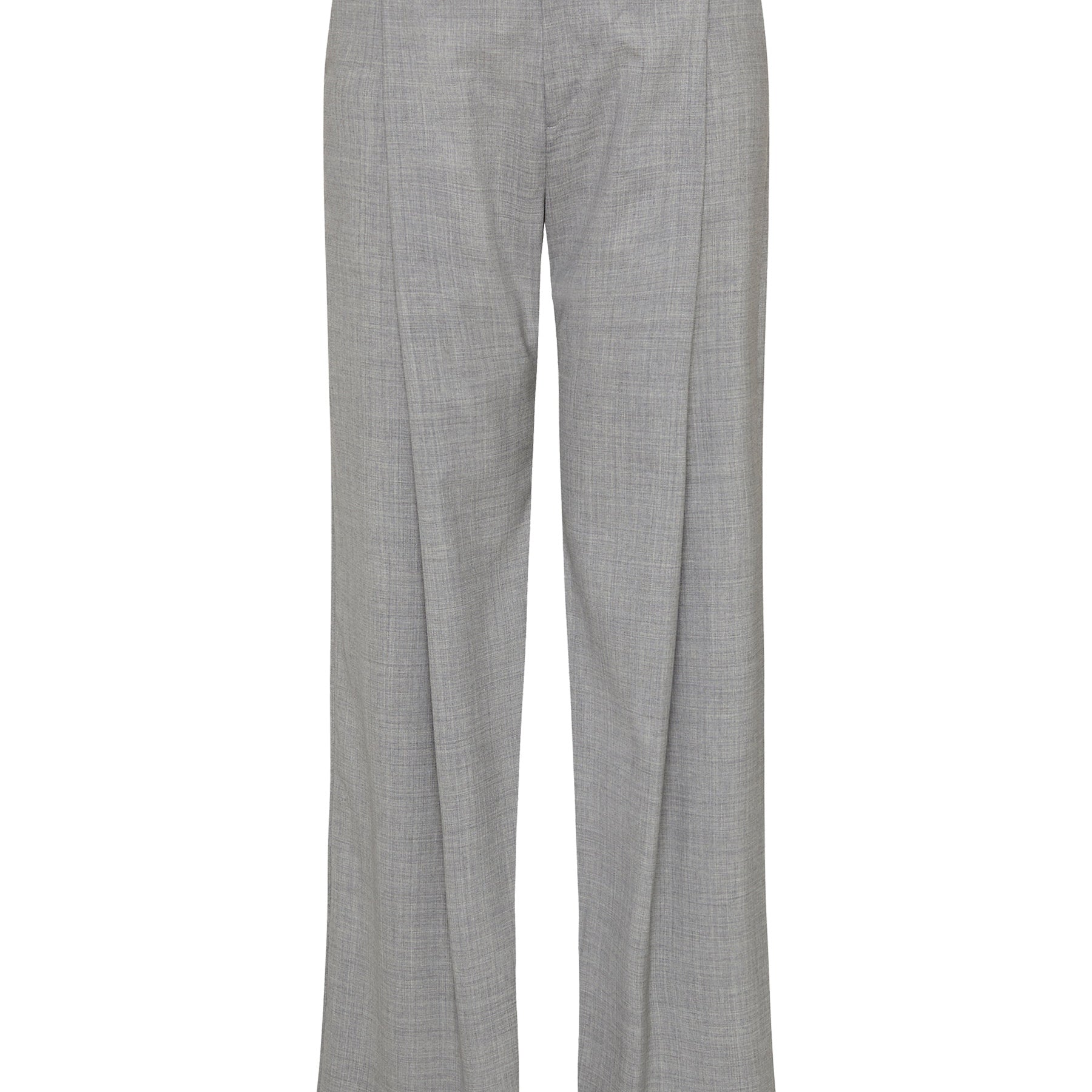 St. Agni | Overlap Waist Trouser in Grey | The UNDONE