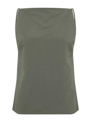 St. Agni | Square Neck Top in Thyme | The UNDONE