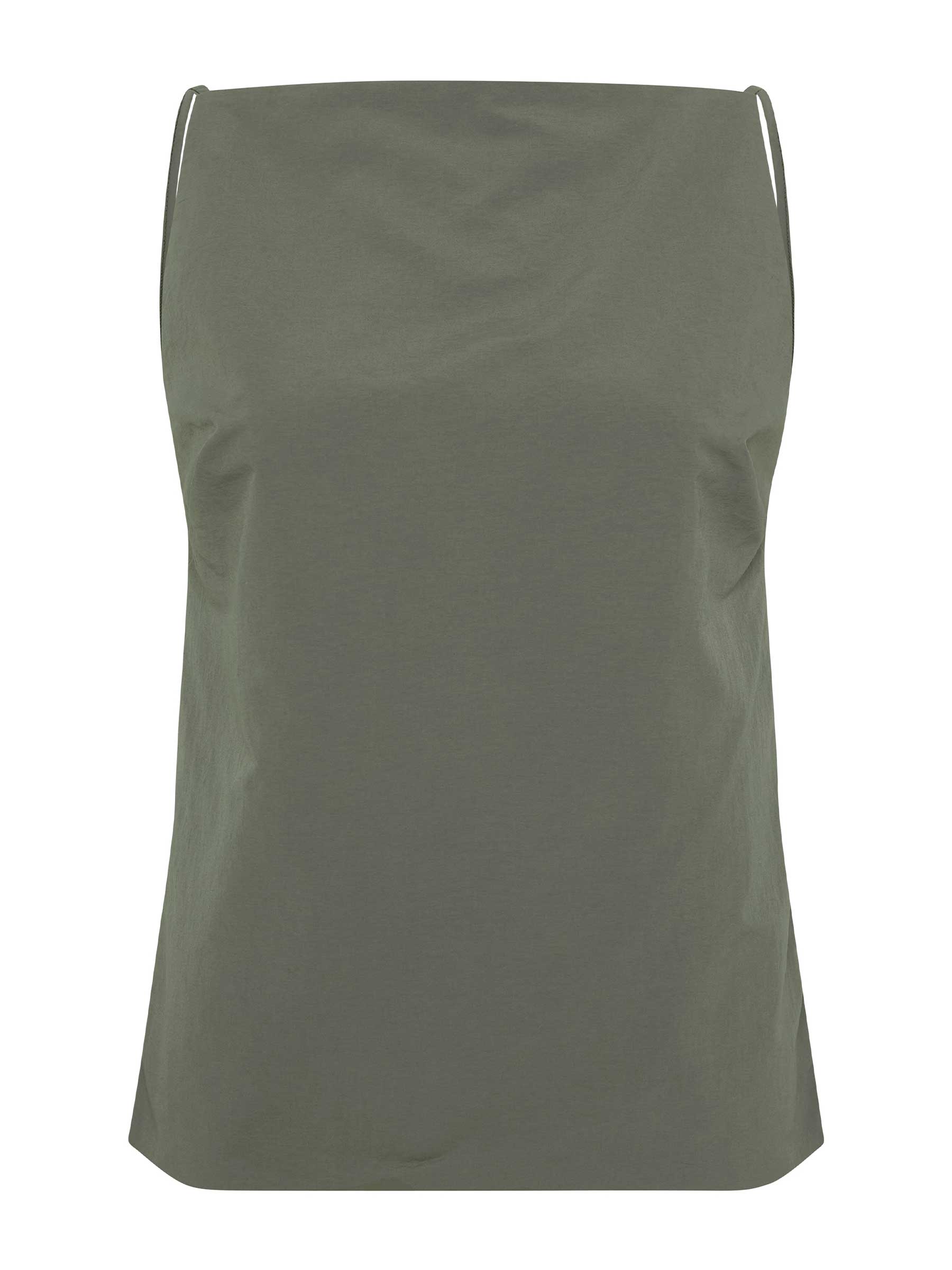 St. Agni | Square Neck Top in Thyme | The UNDONE