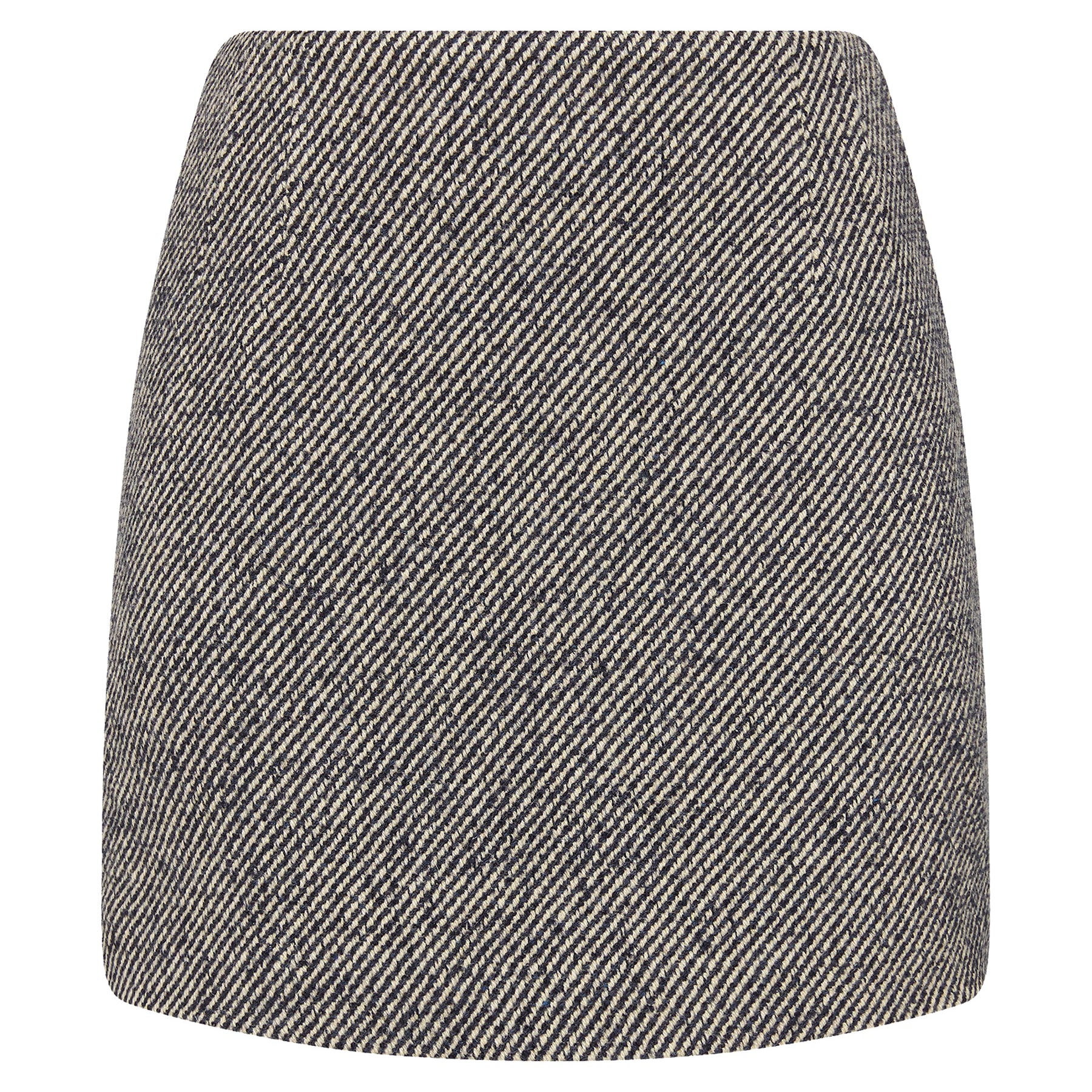 St. Agni | Twill Mini Skirt in Ink Twirl | The UNDONE