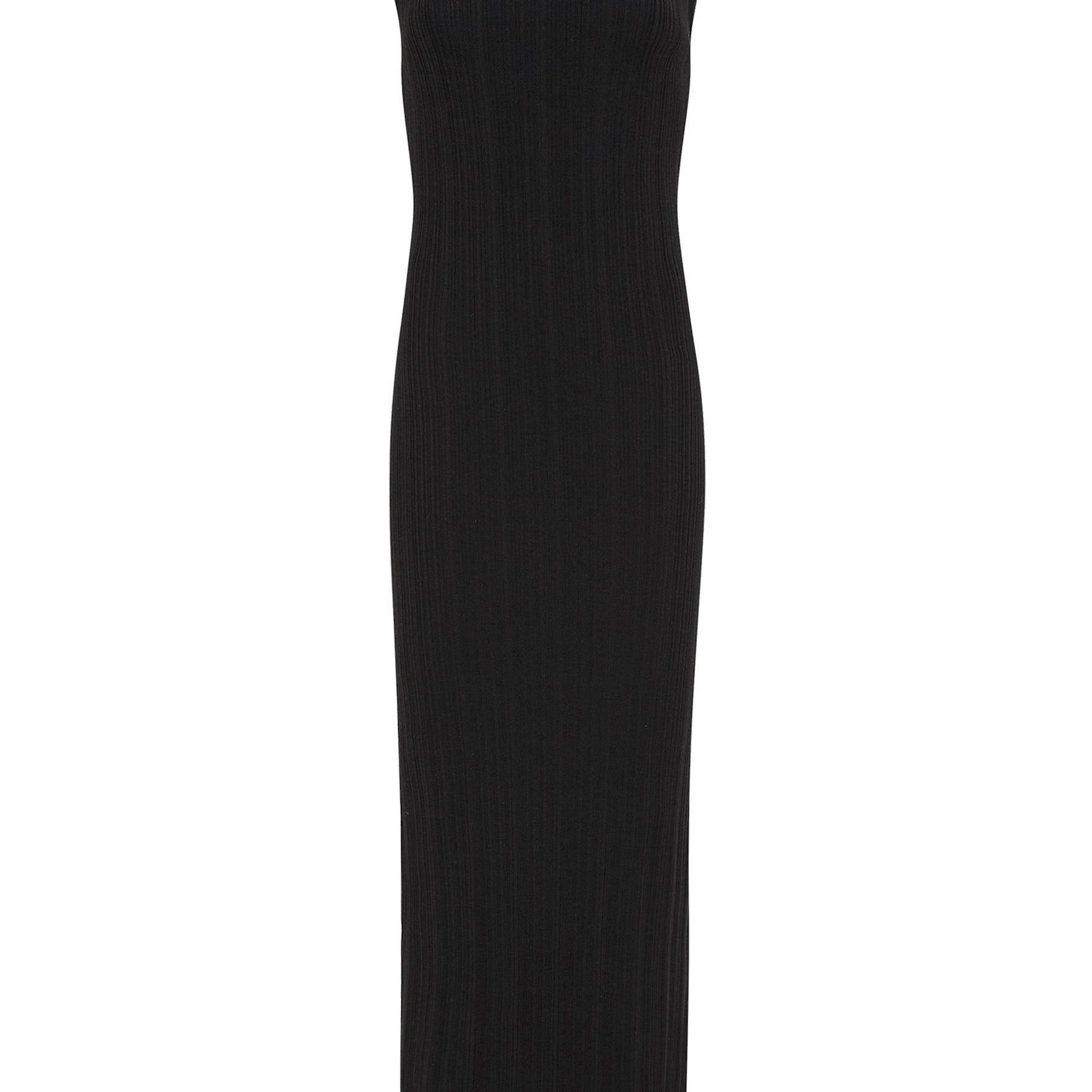 St. Agni | Vas Pleat Knit Dress in Black | The UNDONE