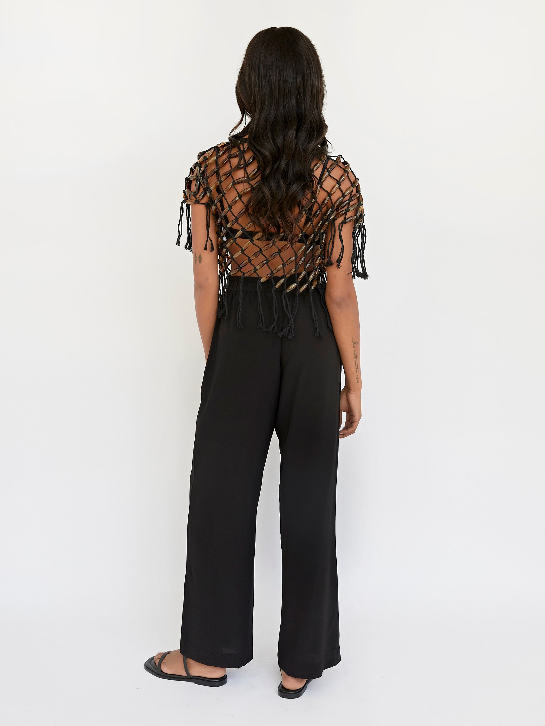 Wynn Hamlyn | Macrame Bead T-Shirt | The UNDONE