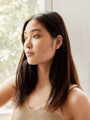 All Blues | Turn Ear Cuff in Gold Vermeil | The UNDONE