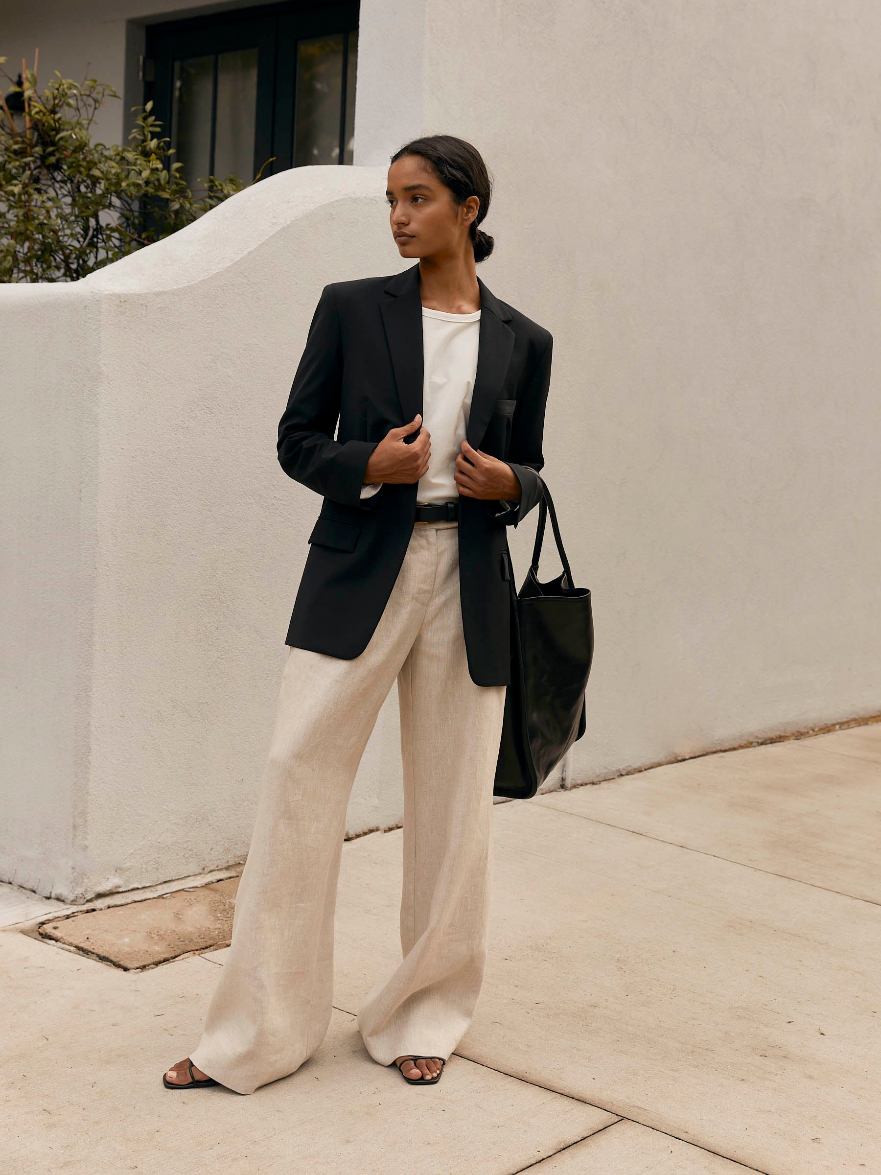 Arnsdorf | Natural Relaxed Trouser | The UNDONE