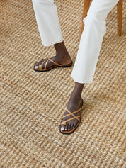 A.Emery | Avery Sandal in Deep Tan | The UNDONE