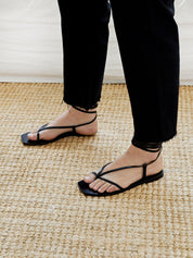 A.EMERY | Nolan Sandal in Black | The UNDONE