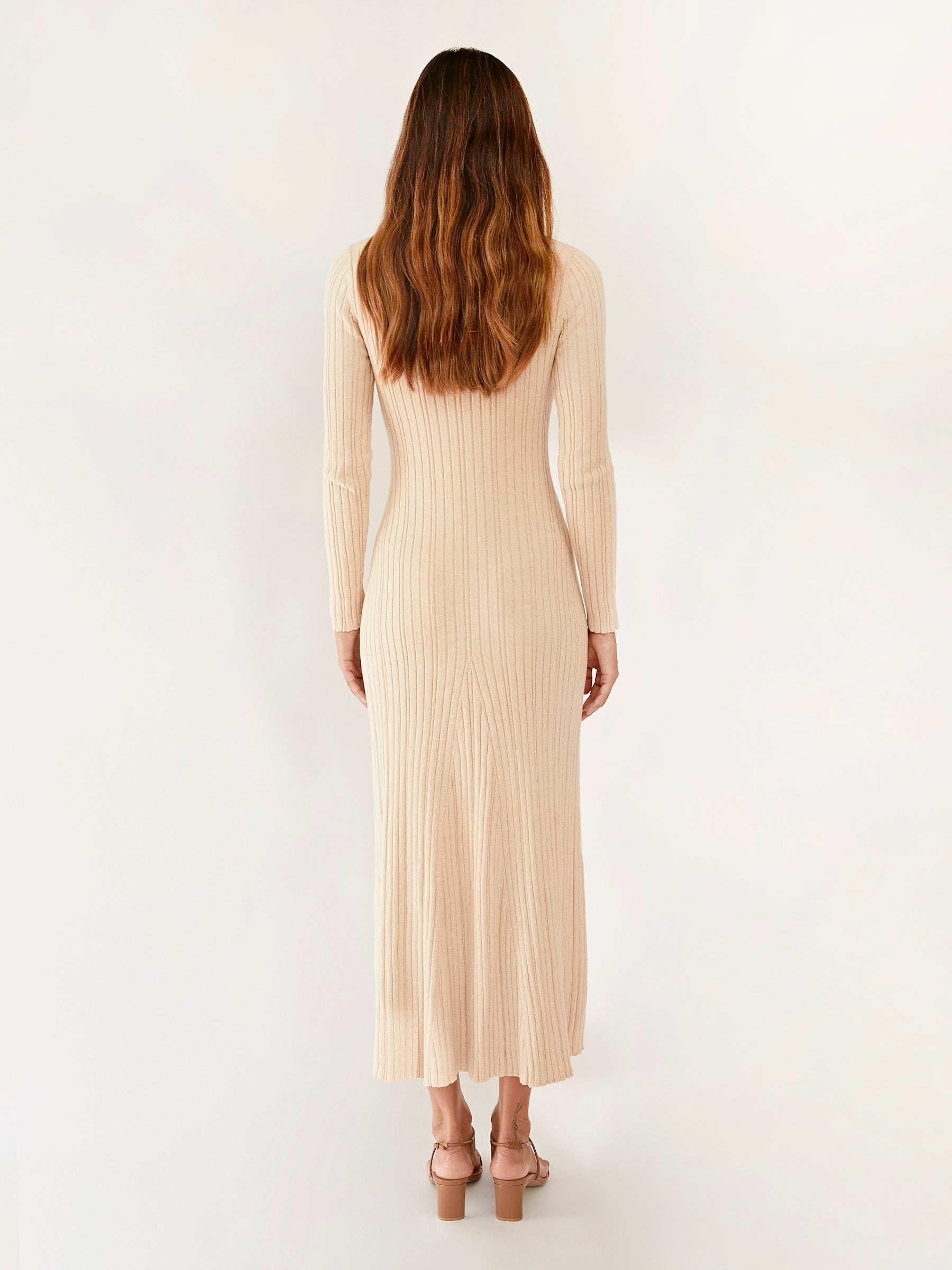 Anna Quan | Ana Dress in Beige Malt | The UNDONE