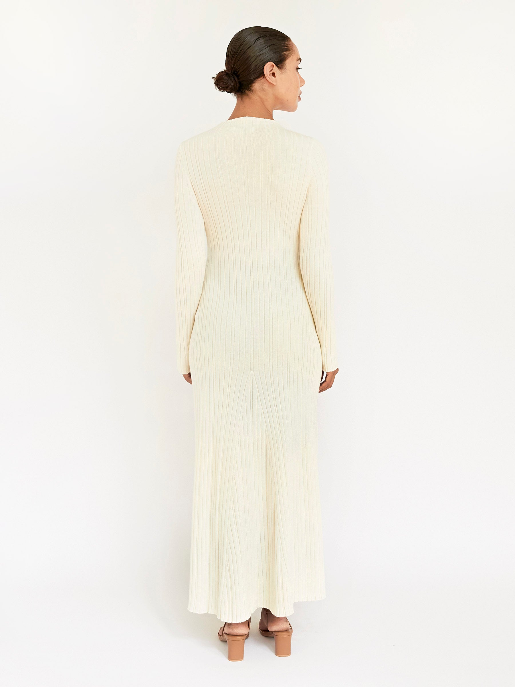 Anna Quan | Ana Dress in White Silence | The UNDONE