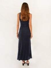 Anna Quan | Chantelle Dress in Navy | The UNDONE