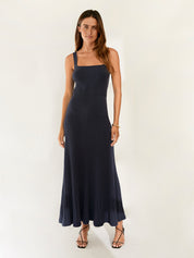 Anna Quan | Chantelle Dress in Navy | The UNDONE