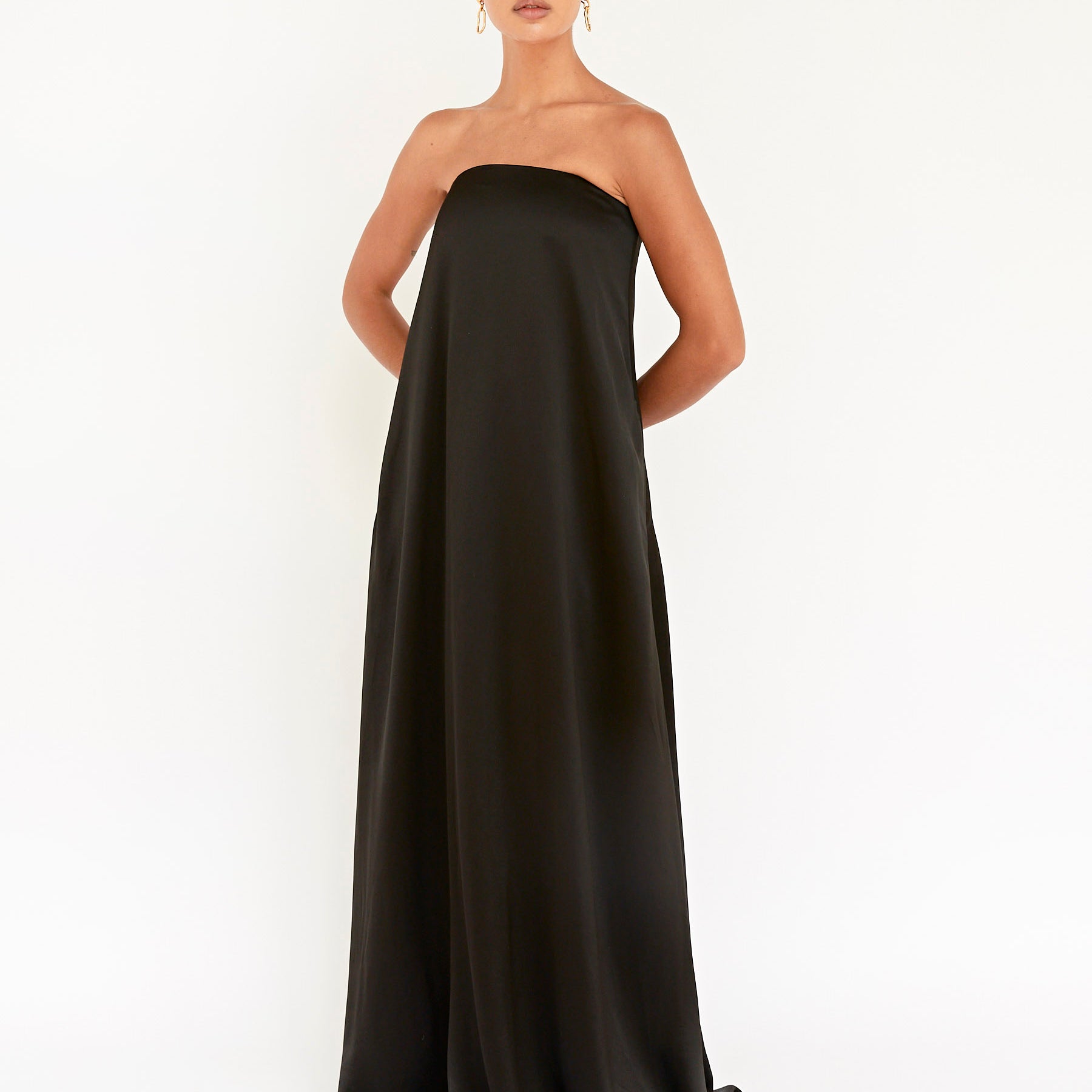 Anna Quan | Delfina Dress in Black Ink | The UNDONE
