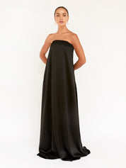 Anna Quan | Delfina Dress in Black Ink | The UNDONE