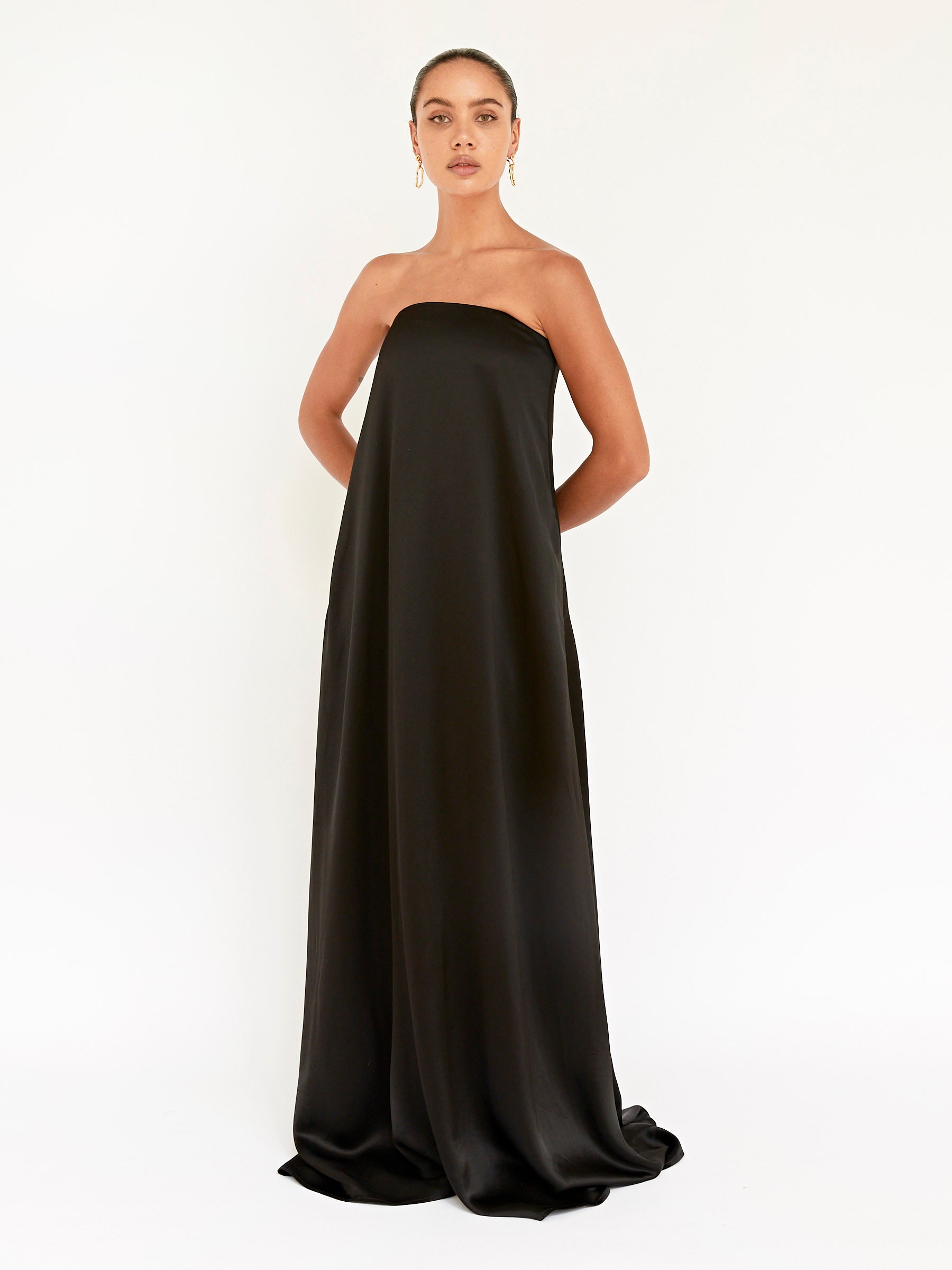 Anna Quan | Delfina Dress in Black Ink | The UNDONE