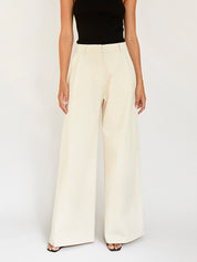 Anna Quan | Hubert Pant in Cream Milk | The UNDONE