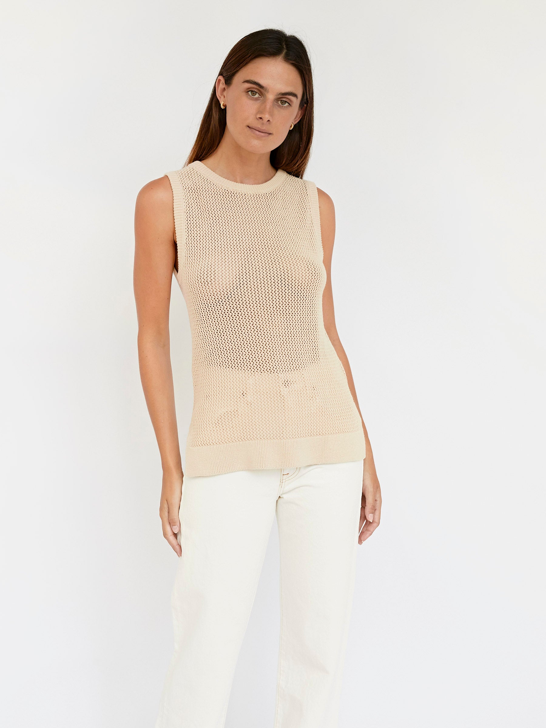 Anna Quan | Nori Top in Natural | The UNDONE