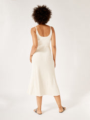 Anna Quan | Scarlet Dress in White | The UNDONE