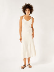 Anna Quan | Scarlet Dress in White | The UNDONE