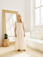 Arnsdorf | Amanda Dress in Ecru | The UNDONE