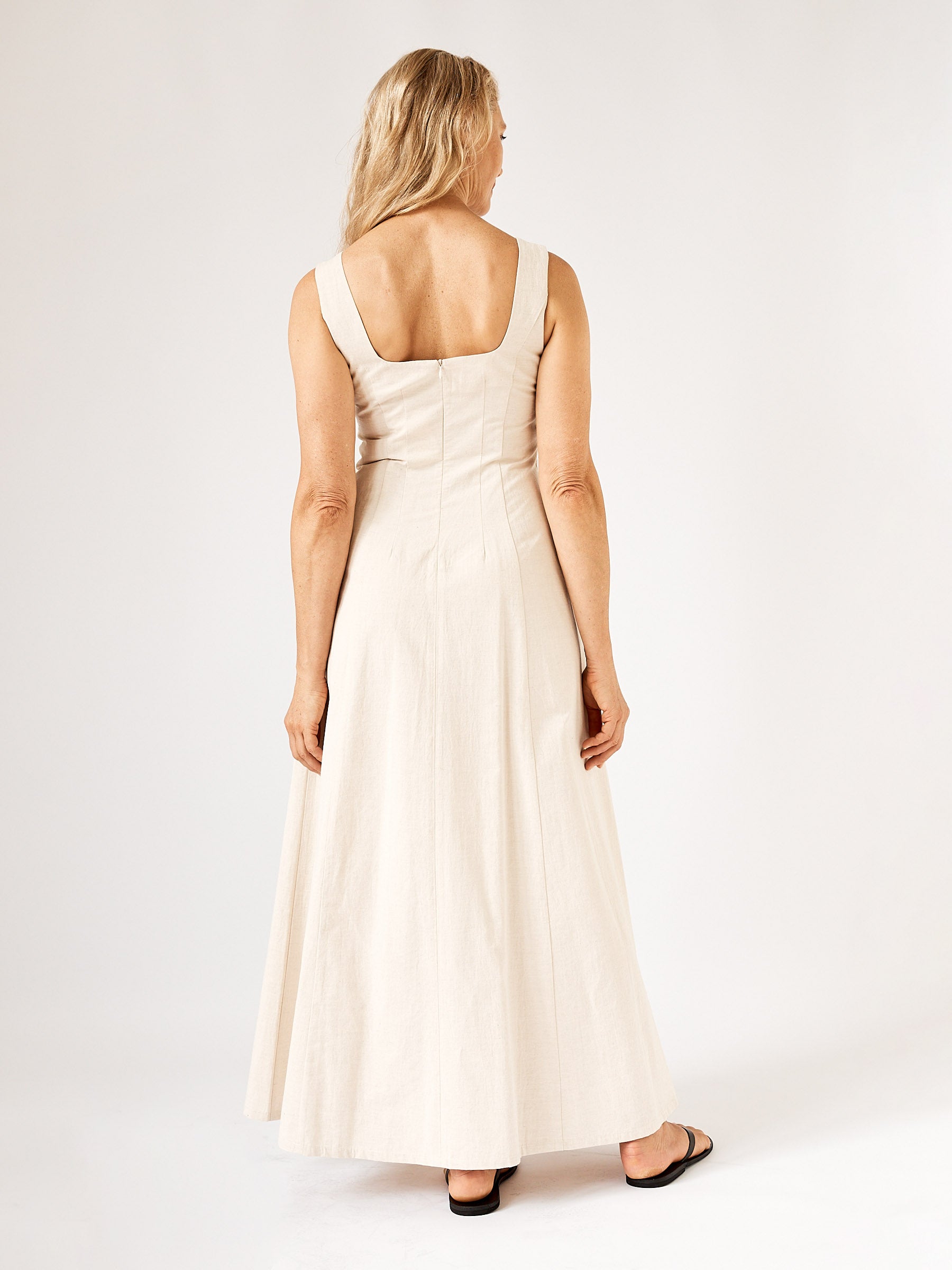 Arnsdorf | Amanda Dress in Ecru | The UNDONE
